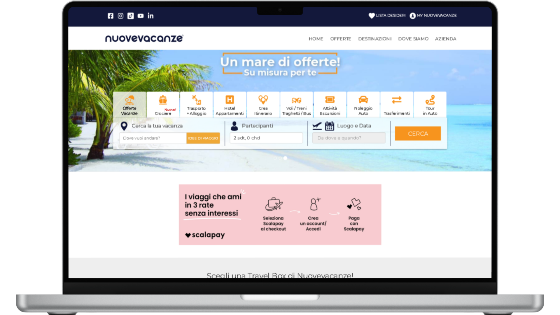 Progetto Nuovevacanze